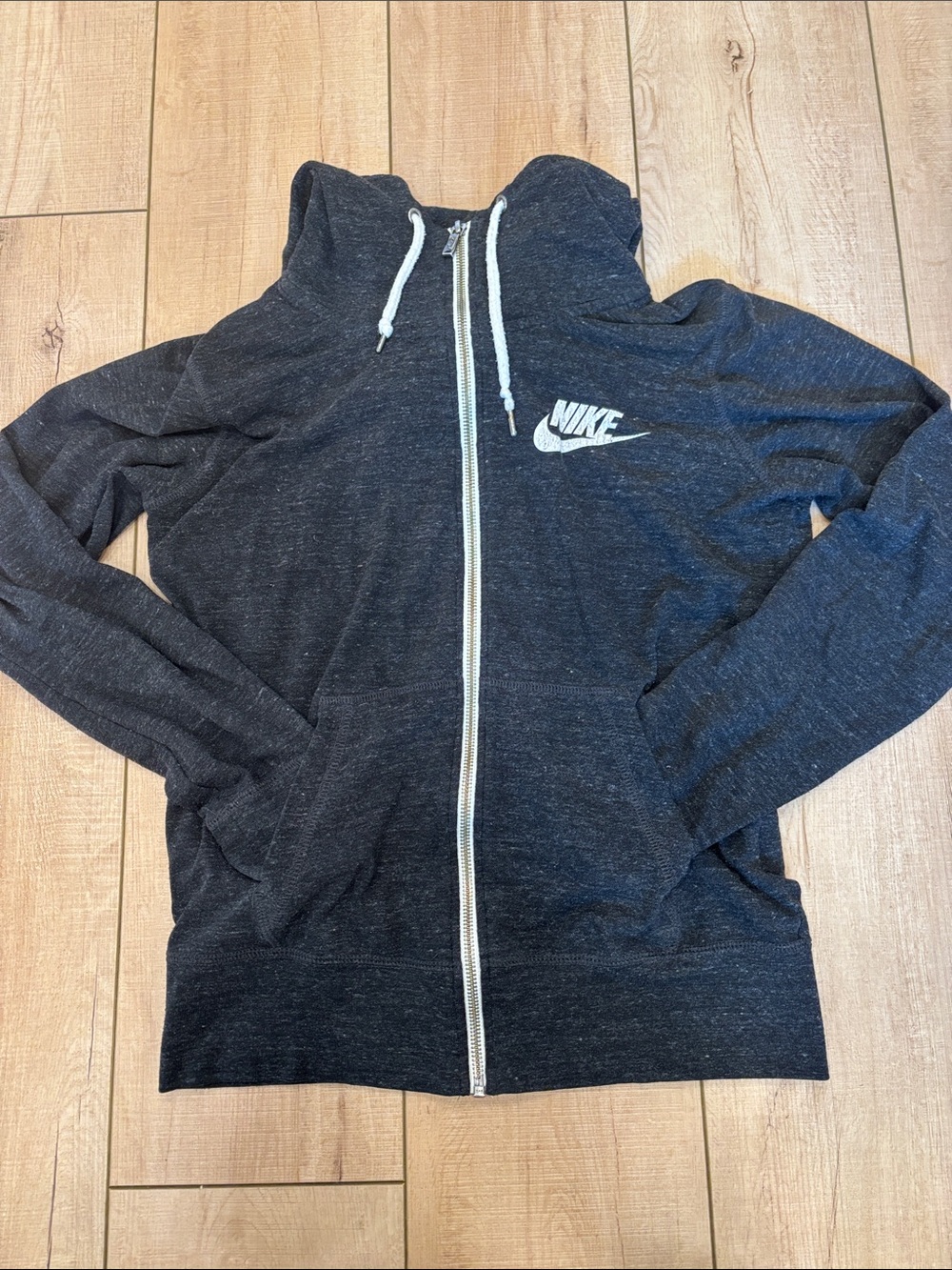 Nike Dark Gray/Faded Black Full-Zip Hoodie Jacket - Picture 9 of 9